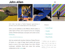 Tablet Screenshot of john-allen-london.co.uk